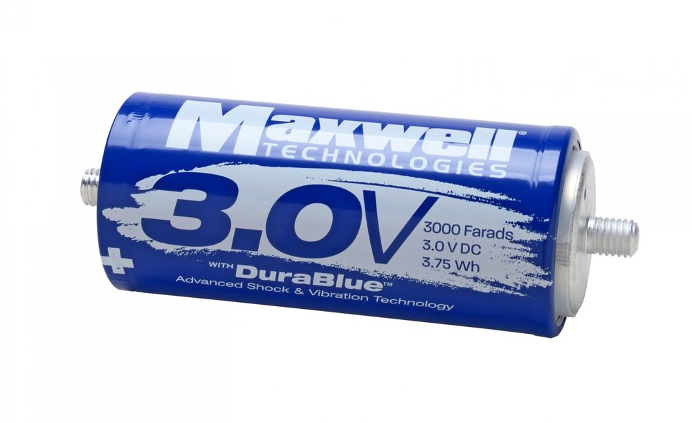 Maxwell Technologies stellt einen neuen 3-Volt-Ultrakondensator vor.  Dieser ergänzt die industrieweit führende Baureihe an Maxwell-Ultrakondensatoren.